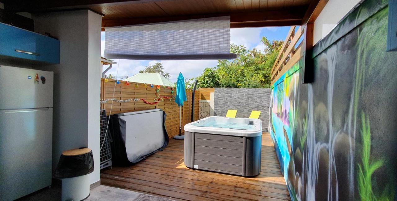"Chez Claudia "Charmant Logement Avec Jacuzzi Privatif En Toute Intimite Sur Belle Terrasse Exterieure En Bois Et Piscine Courcelles Zewnętrze zdjęcie