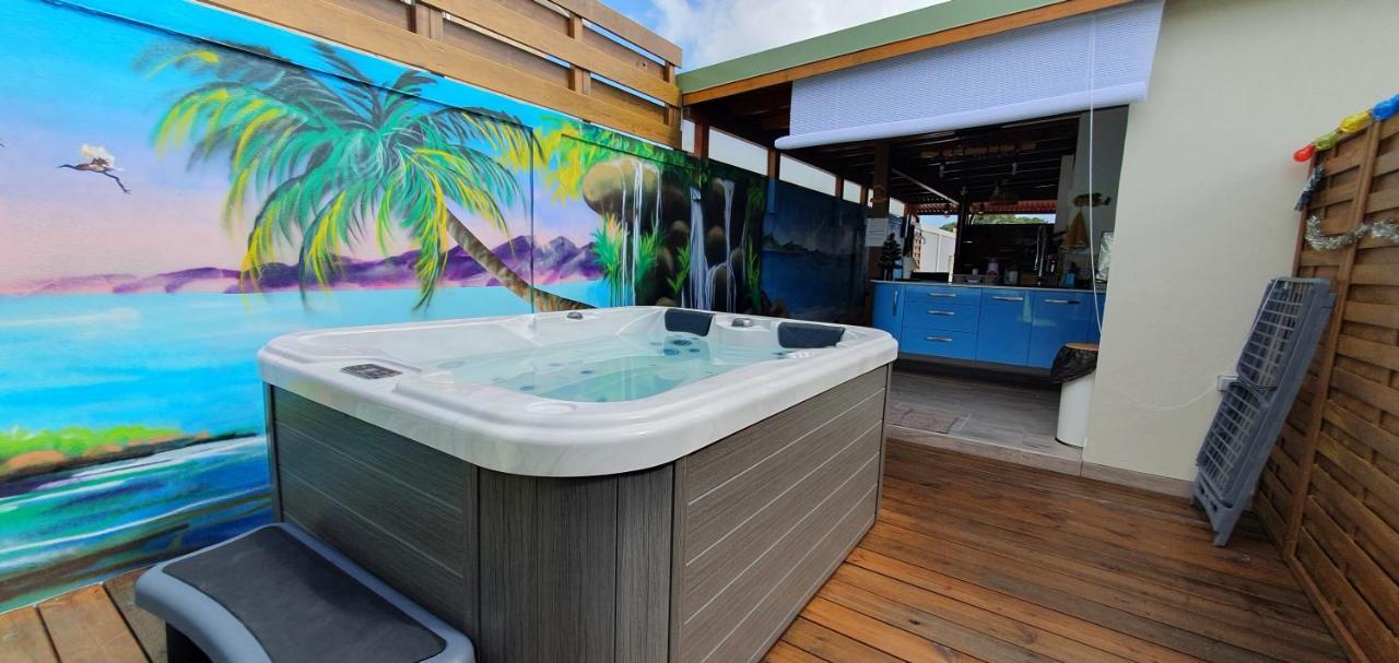 "Chez Claudia "Charmant Logement Avec Jacuzzi Privatif En Toute Intimite Sur Belle Terrasse Exterieure En Bois Et Piscine Courcelles Zewnętrze zdjęcie